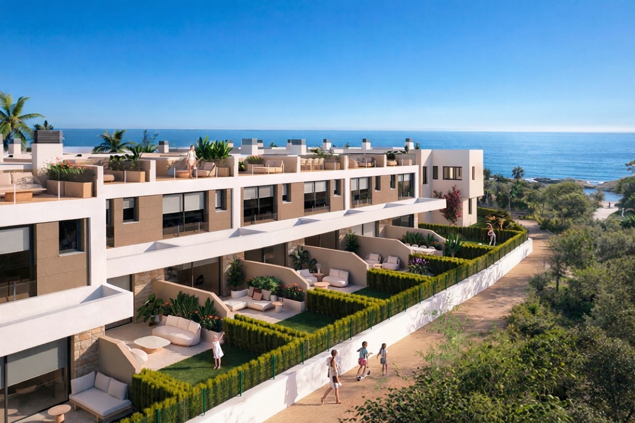 Chalet with direct beach access in El Campello — Facade