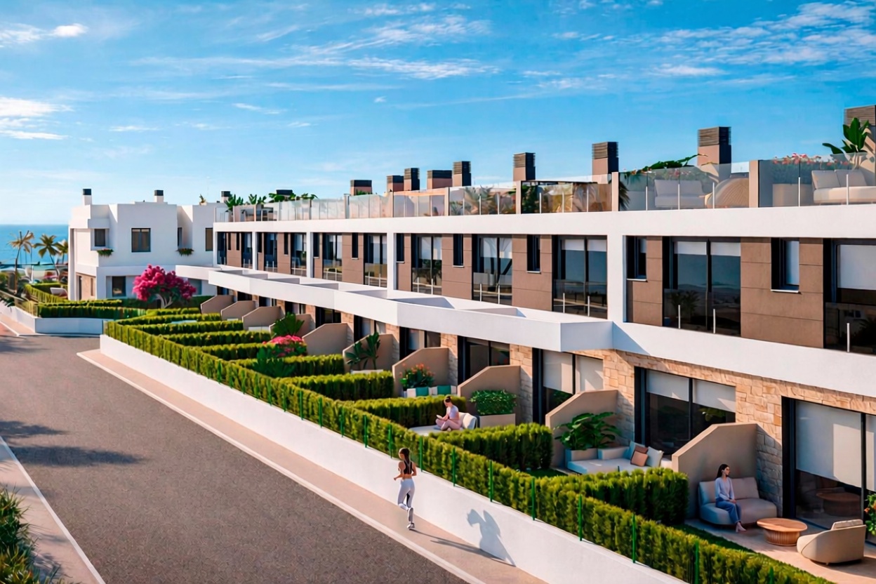 Chalet with direct beach access in El Campello — Facade