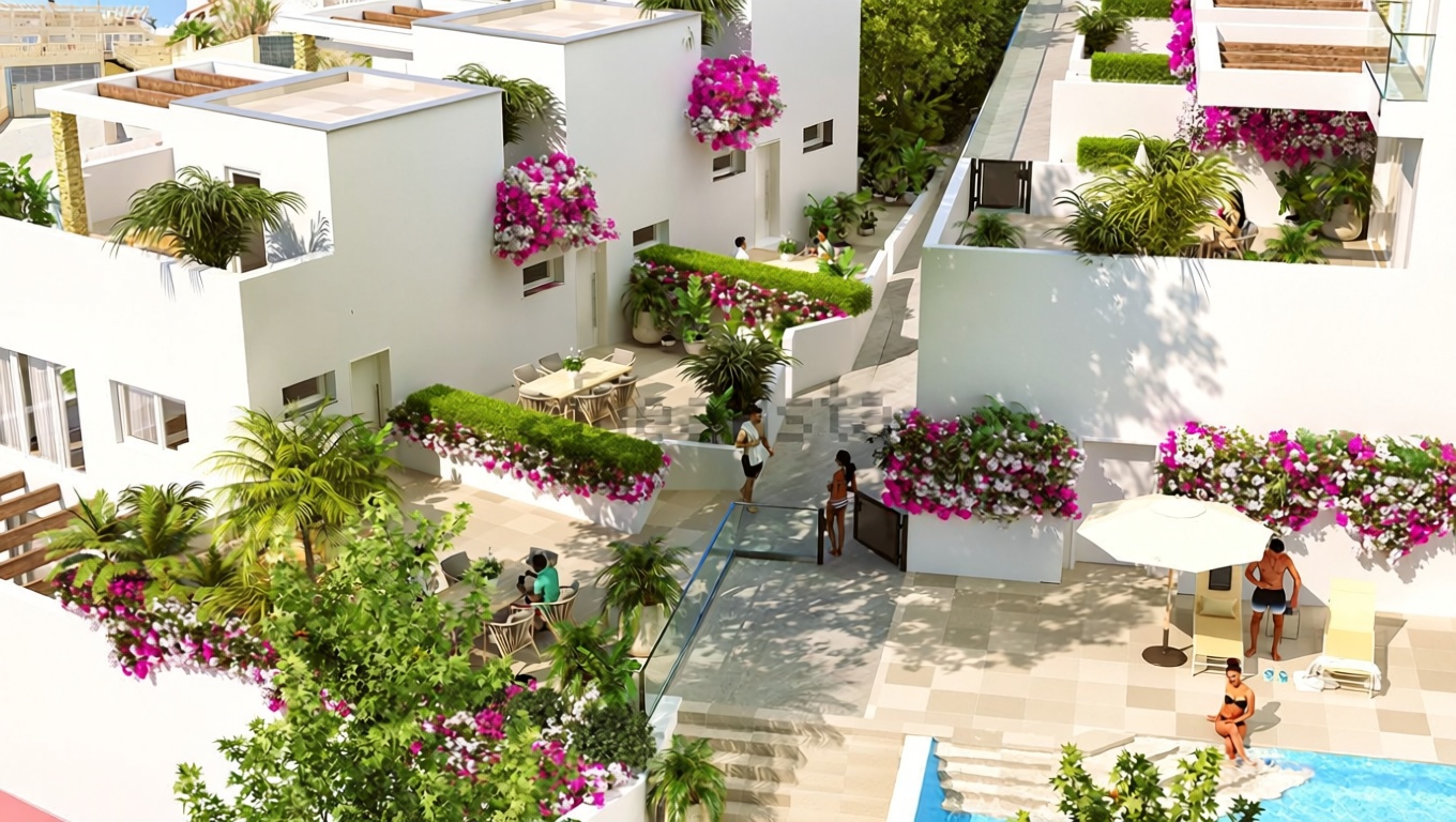 Chalet con acceso directo a playa en El Campello — Aérea