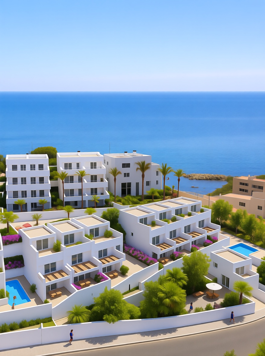 Chalet con acceso directo a playa en El Campello — Aérea