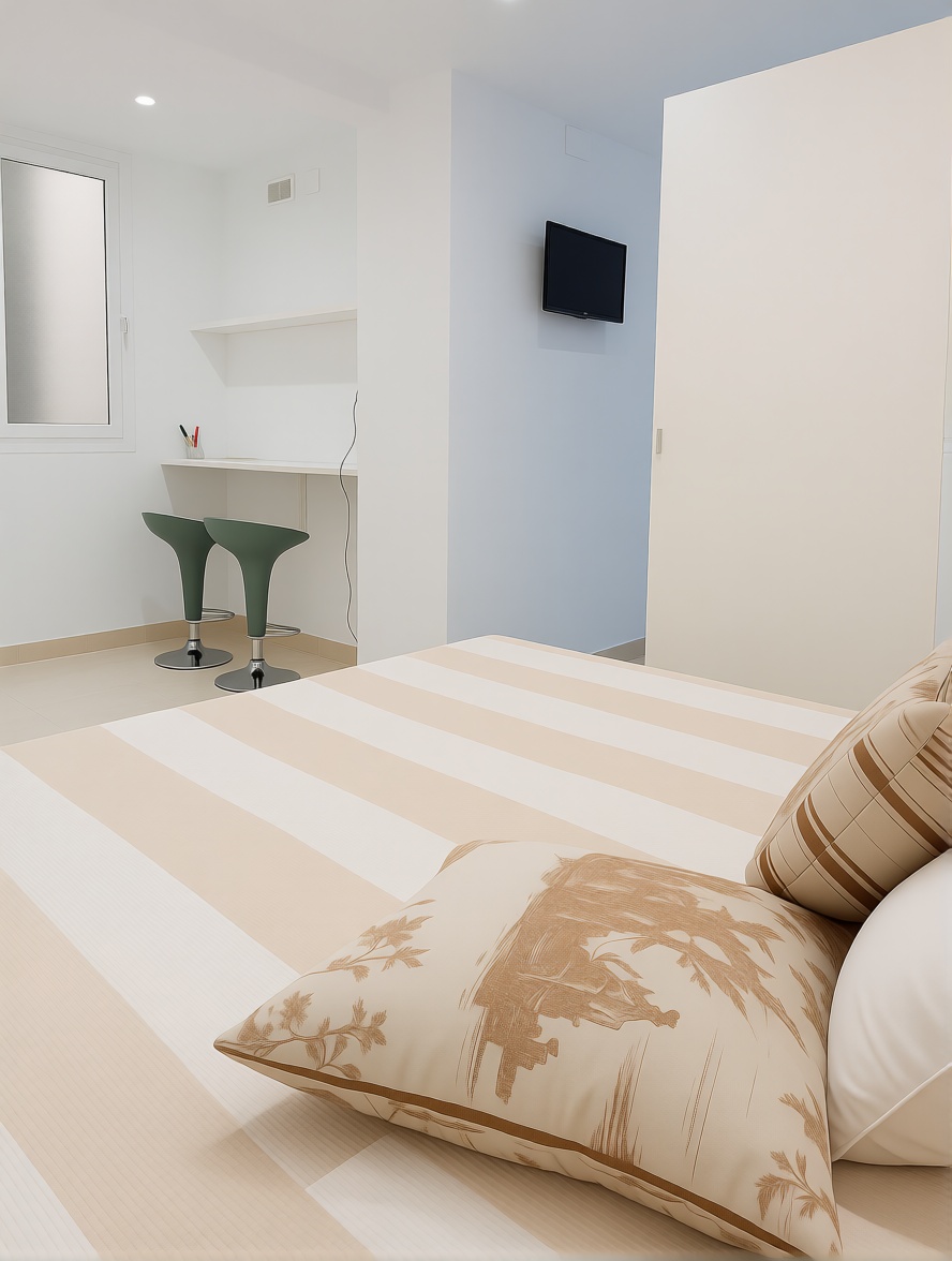 Piso en primera línea de playa en El Campello — Dormitorio