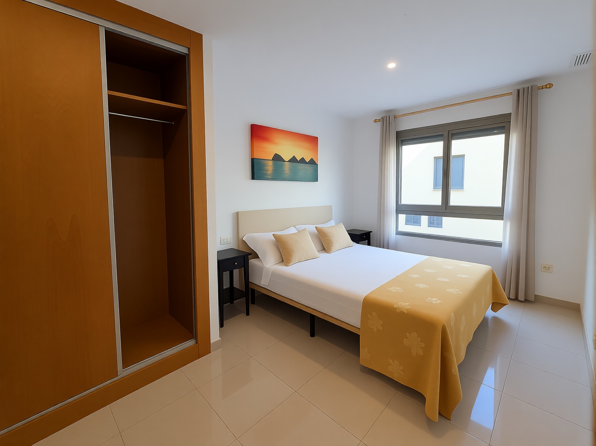 Piso en primera línea de playa en El Campello — Dormitorio