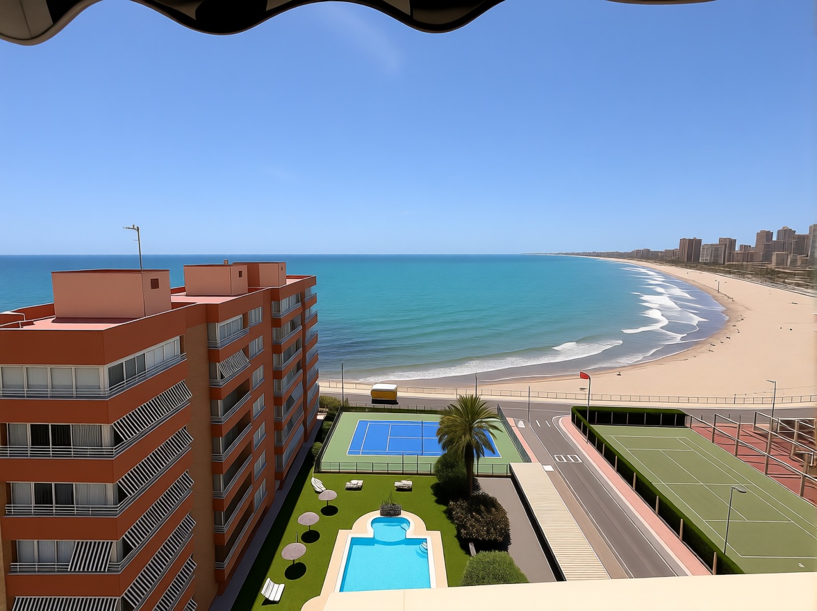 Ático en primera línea de mar en El Campello — Vista mar