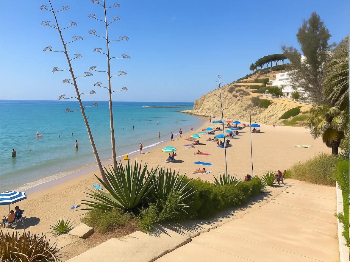 Piso en primera línea de playa en El Campello — Vista mar