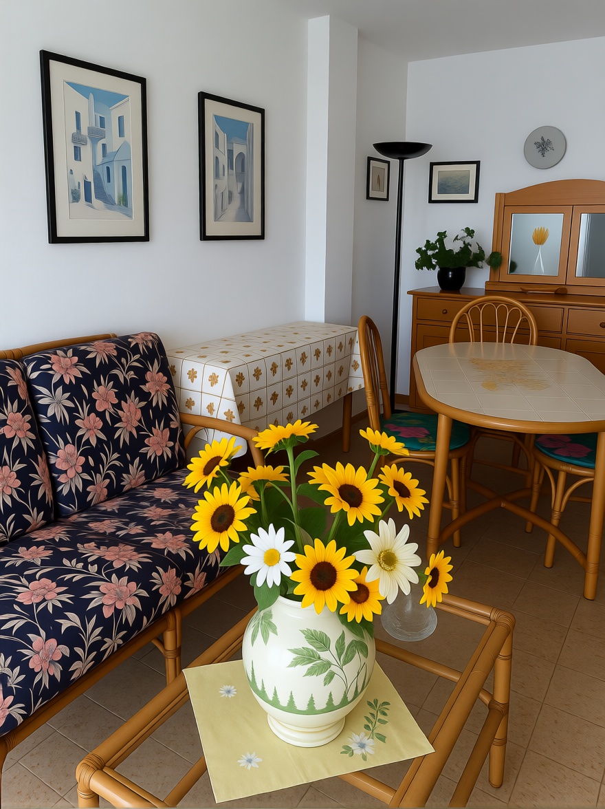 Appartement en première ligne de plage à El Campello — Séjour