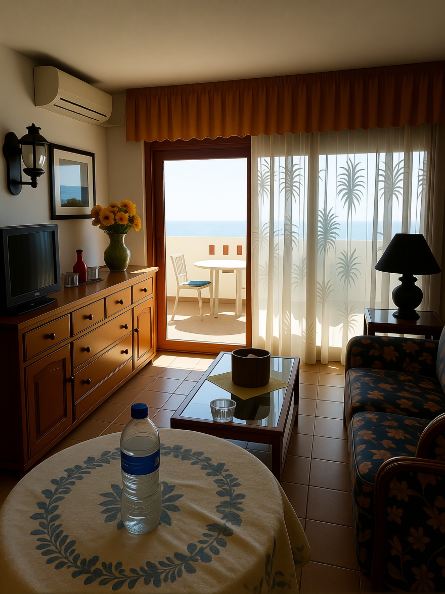 Piso en primera línea de playa en El Campello — Salón