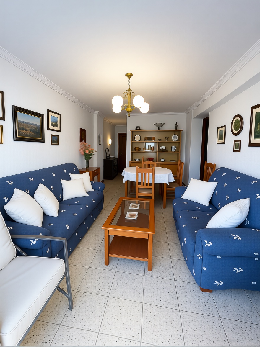 Appartement en première ligne de plage à El Campello — Séjour