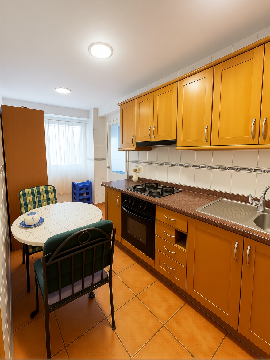 Appartement en première ligne de plage à El Campello — Cuisine