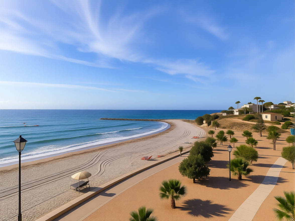 Ático em primeira linha de mar em El Campello — Vista mar