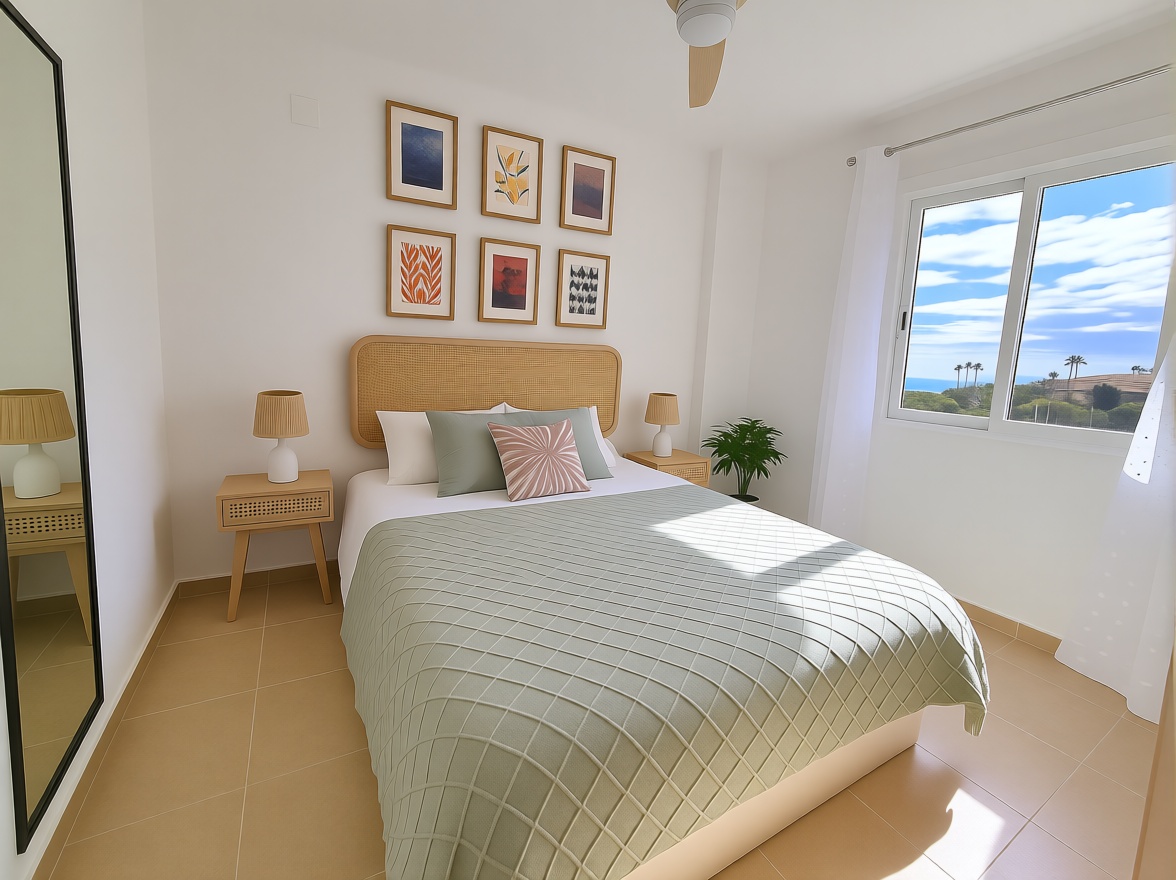 Appartement en première ligne de plage à El Campello — Chambre