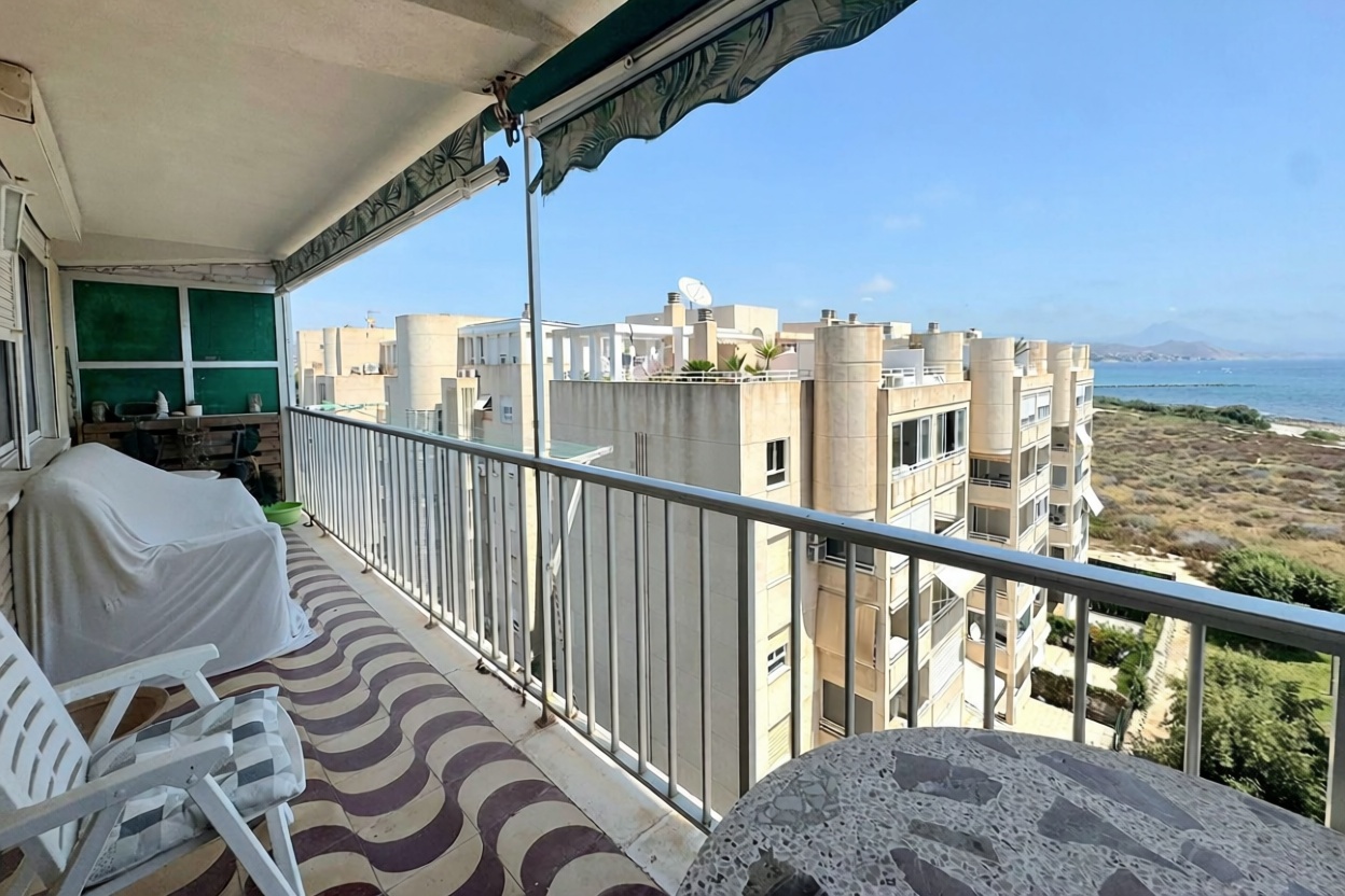 Квартира первая линия пляжа в El Campello — Морская терраса
