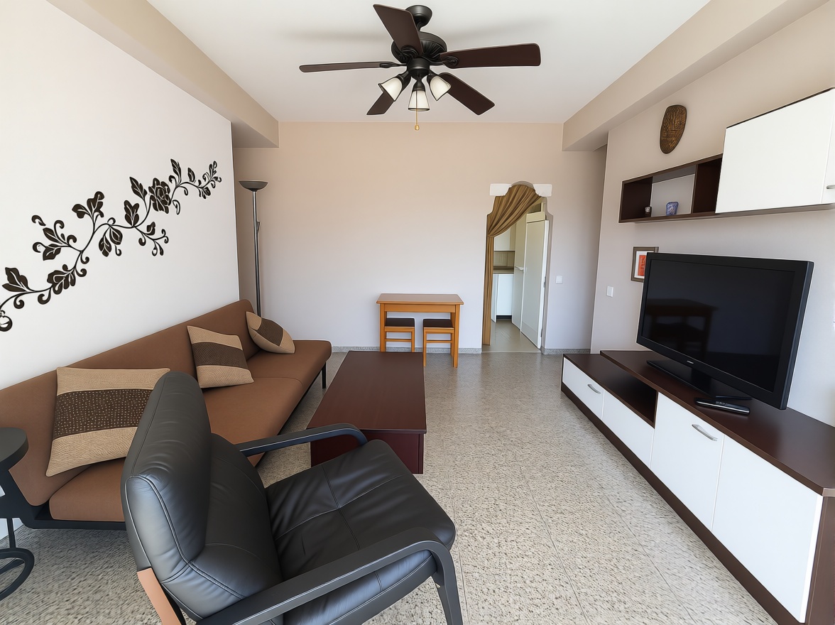 Apartamento em primeira linha de praia em El Campello — Sala