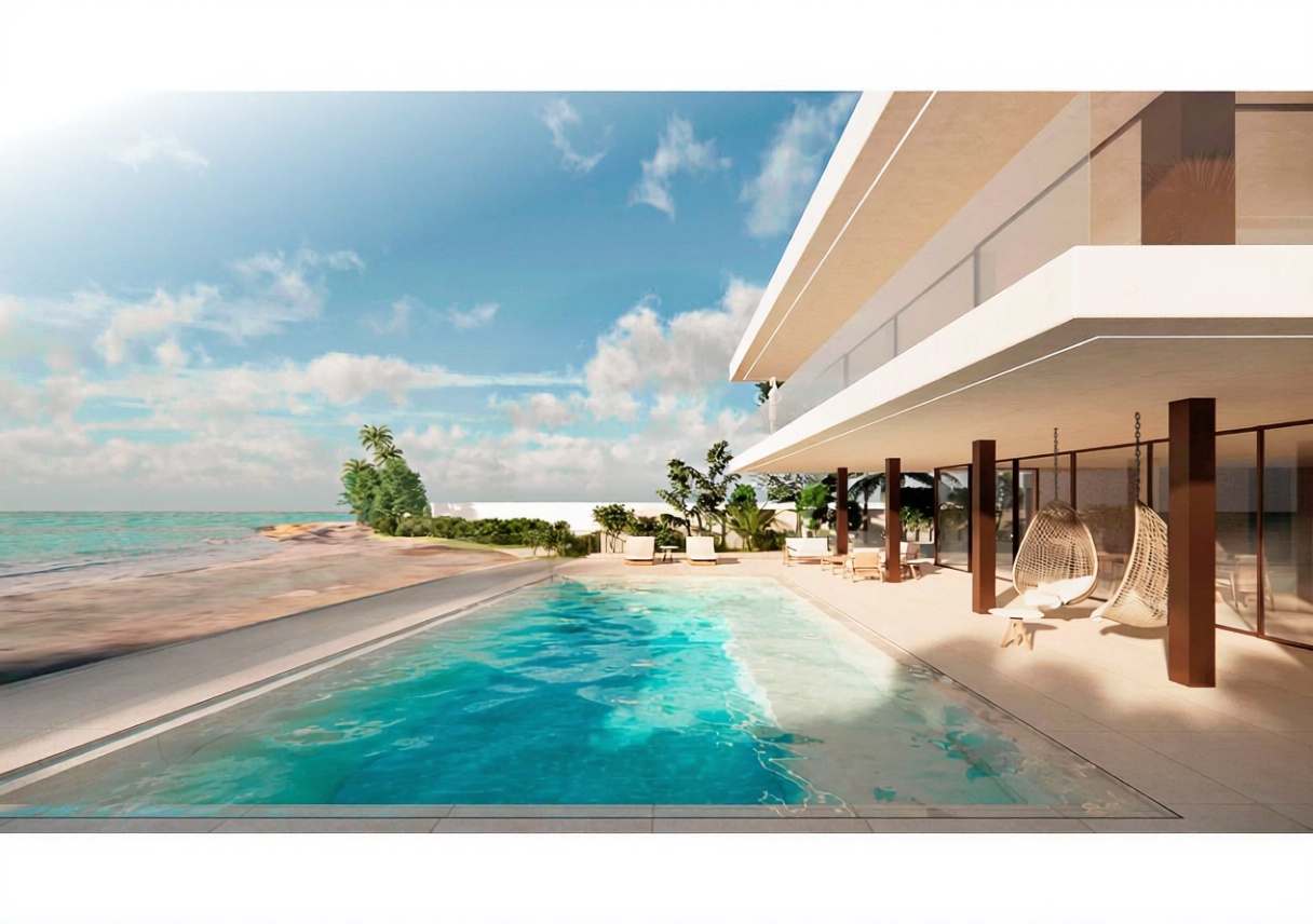 Chalet mit direkter Strandzugang in Alicante