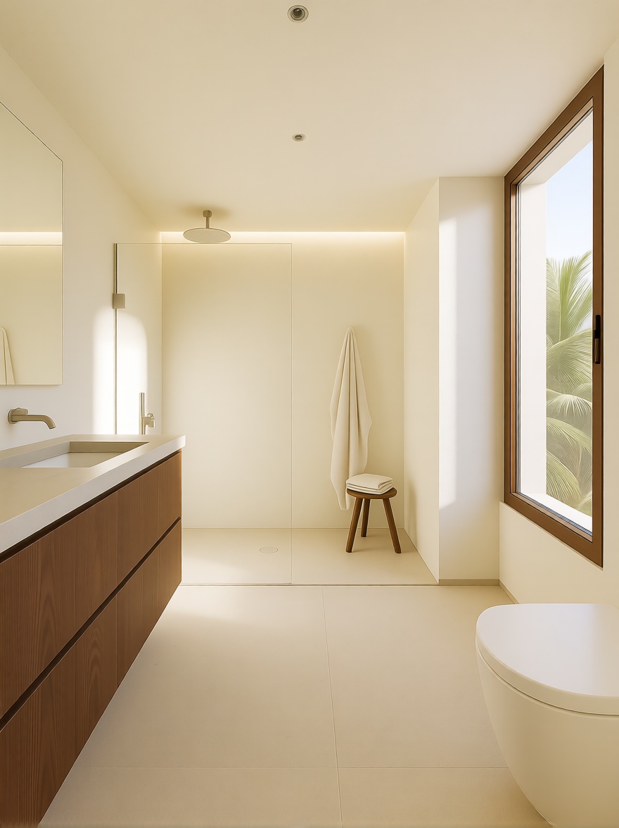 Duplex en première ligne de plage à Cabo de Gata — Sanitaires