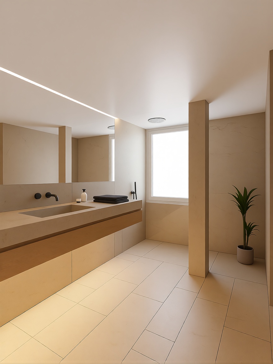 Appartement en attique en première ligne de mer à Alicante — Sanitaires