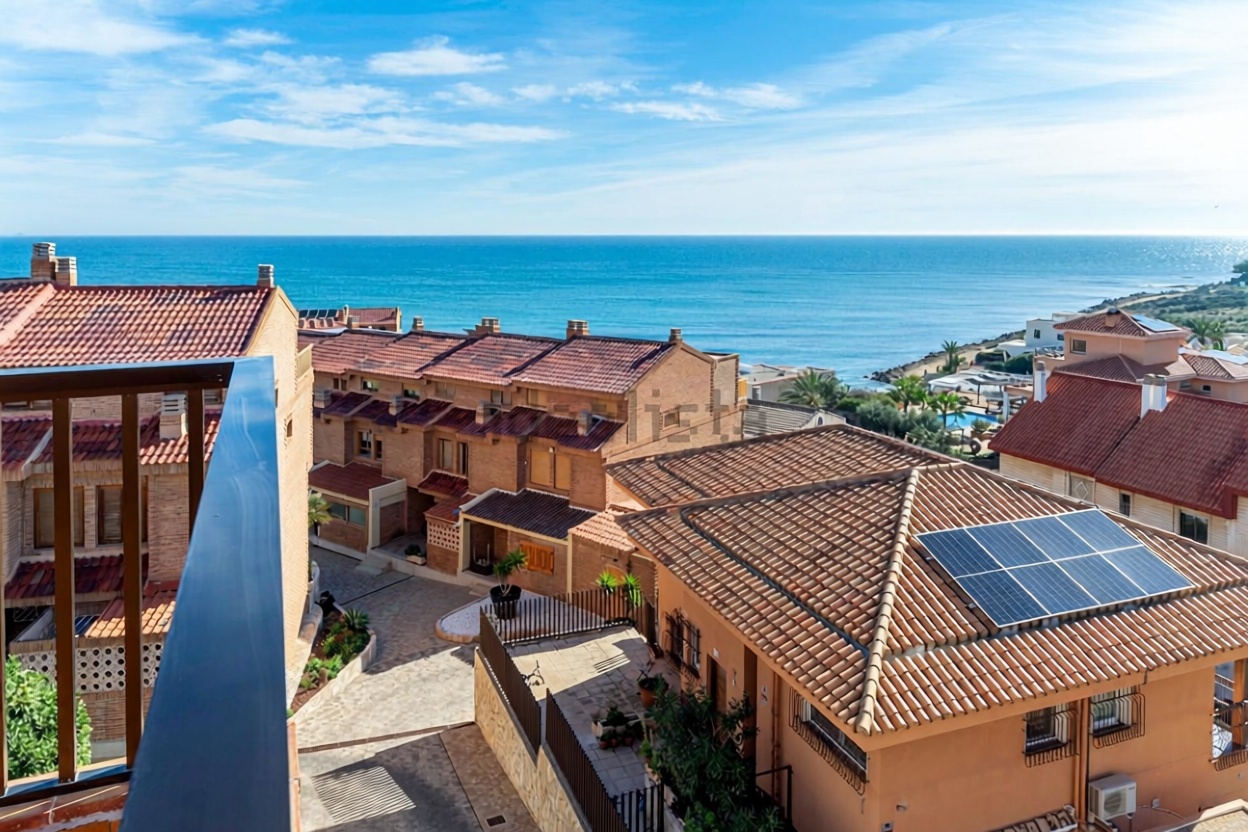 Chalet avec accès direct à la plage à Cabo de Gata — Terrasse mer