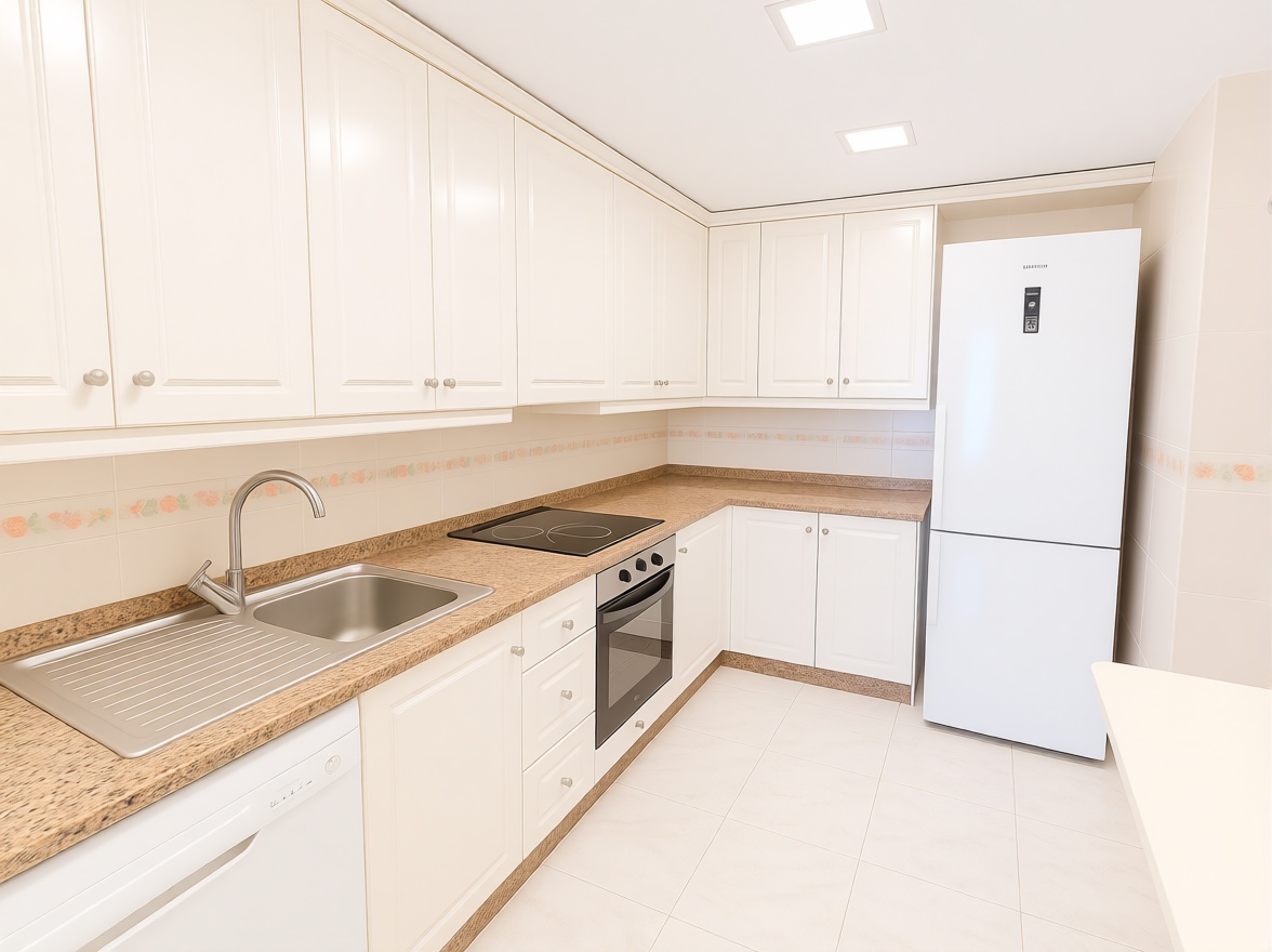 Apartamento em primeira linha de praia em Alicante — Cozinha