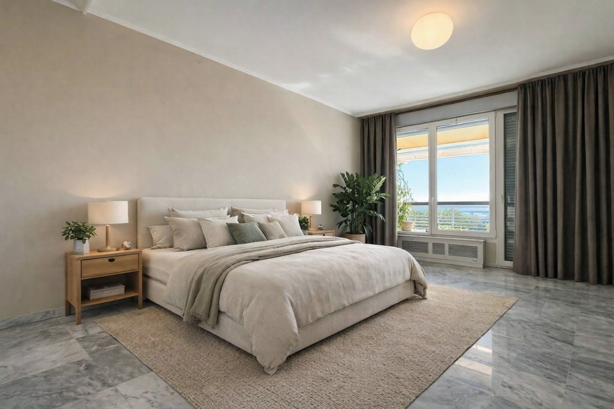Beachfront flat in Alicante — Bedroom