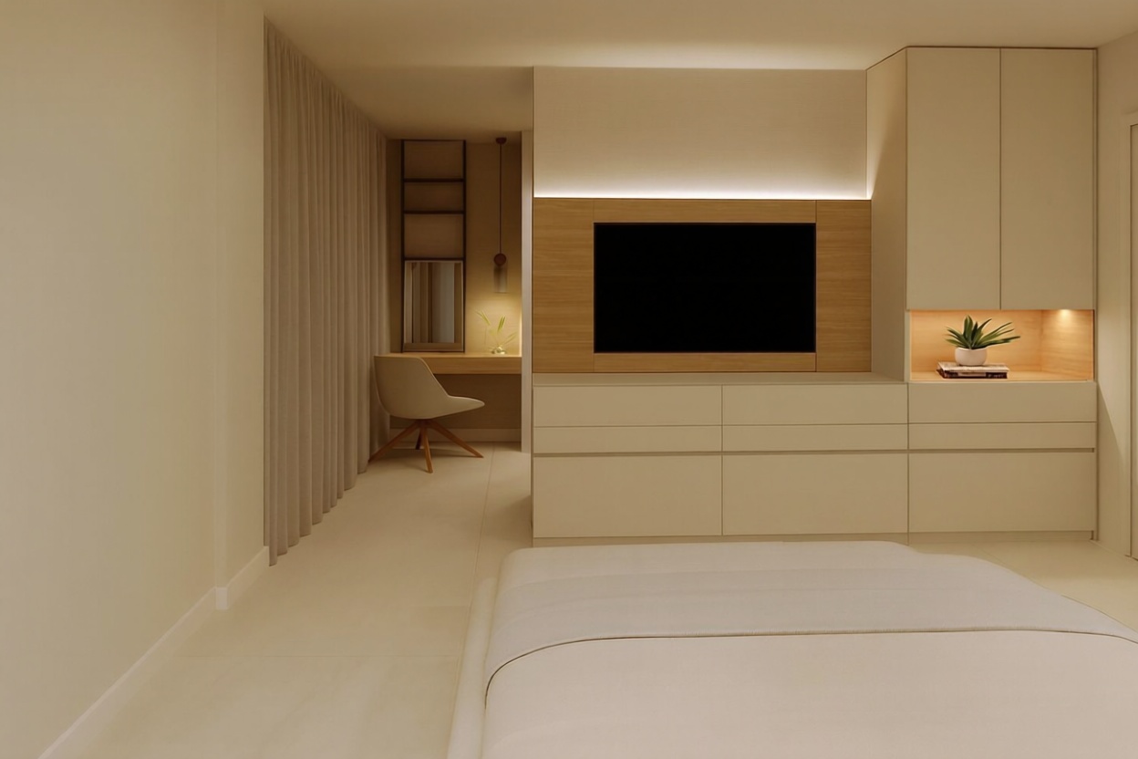 Wohnung in erste Strandlinie in Alicante — Schlafzimmer