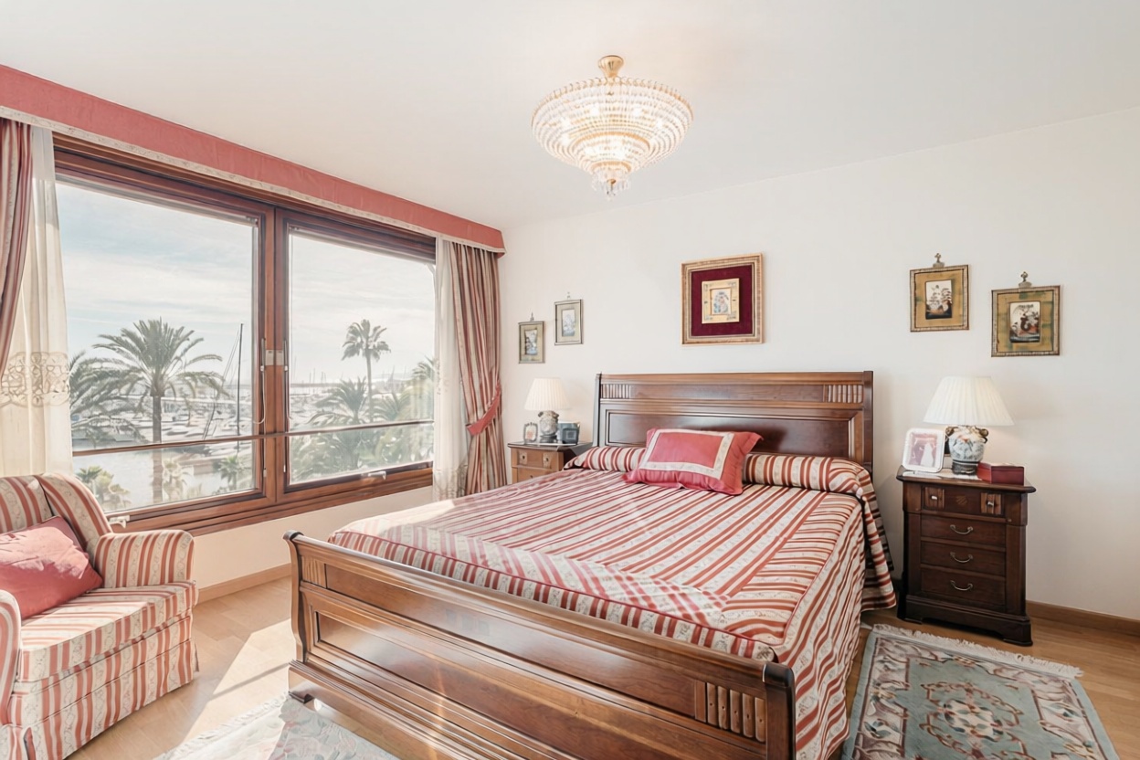 Beachfront flat in Alicante — Bedroom