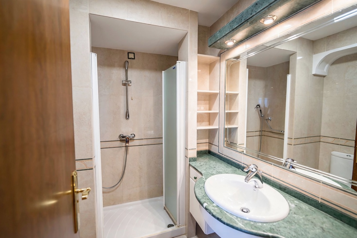 Beachfront flat in Alicante — Bathroom