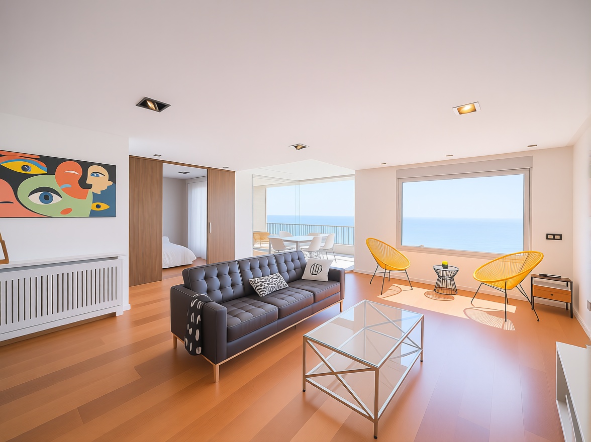 Apartamento em primeira linha de praia em Alicante — Sala