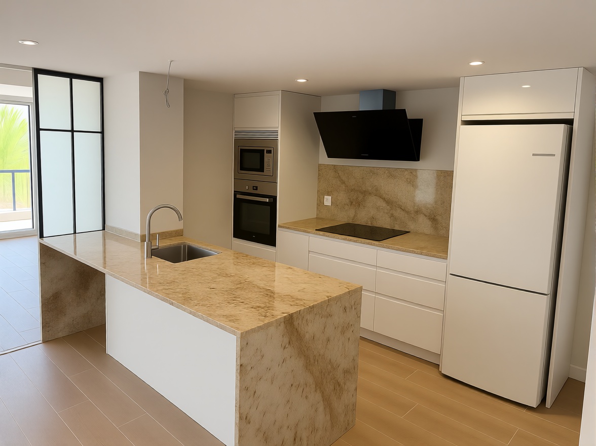 Wohnung in erste Strandlinie in Alicante — Küche