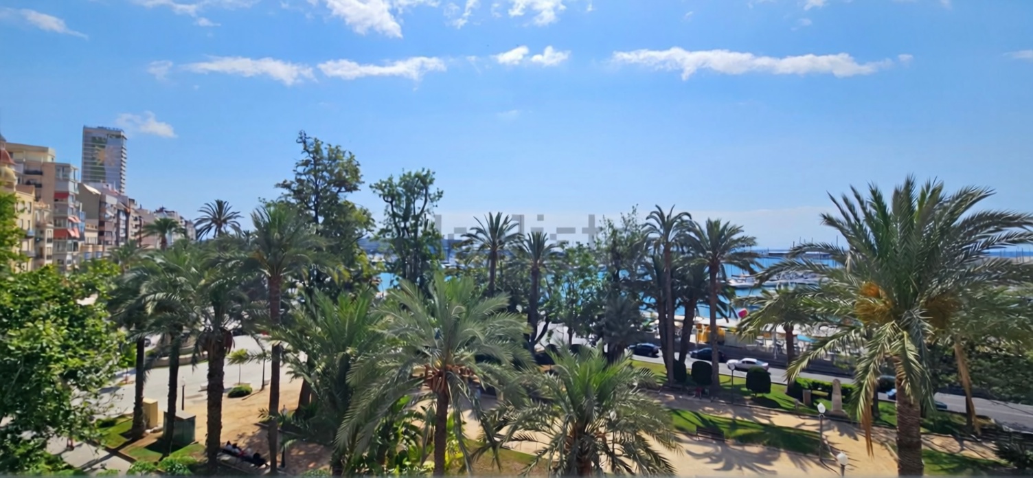 Beachfront flat in Alicante — Sea view
