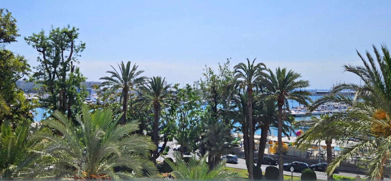 Beachfront flat in Alicante — Sea view