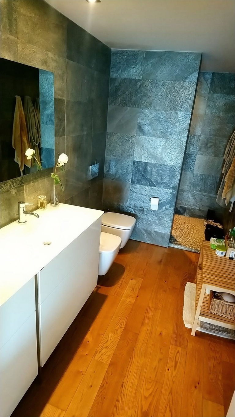 Wohnung in erste Strandlinie in Alicante — Bad