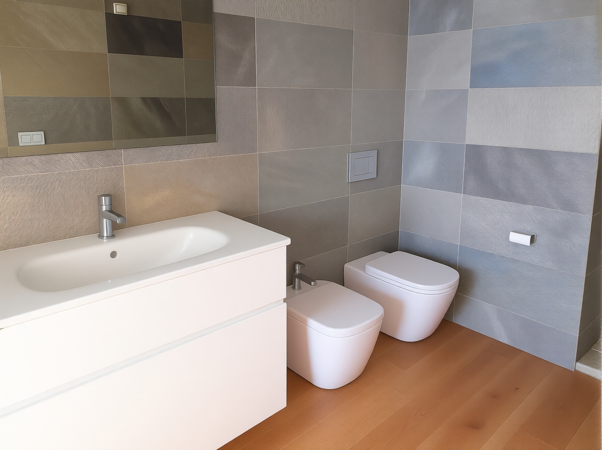 Beachfront flat in Cabo de Gata — Bathroom
