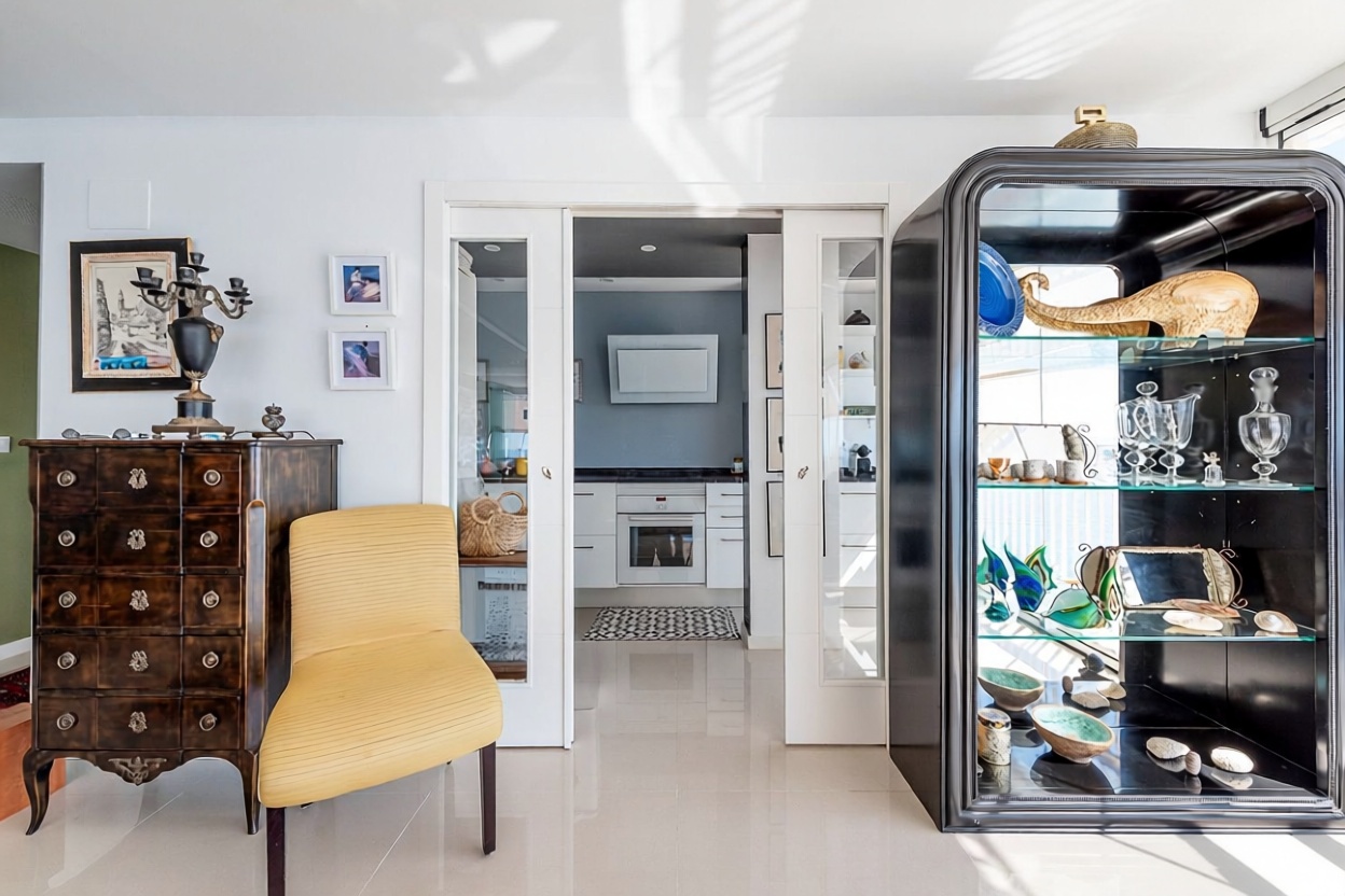 Appartement en première ligne de plage à Alicante — Terrasse mer