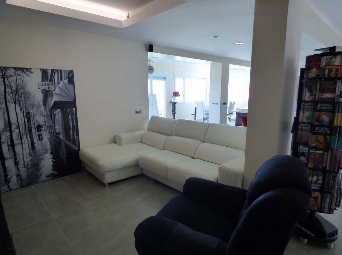 Chalet mit direkter Strandzugang in Cabo de Gata — Wohnzimmer