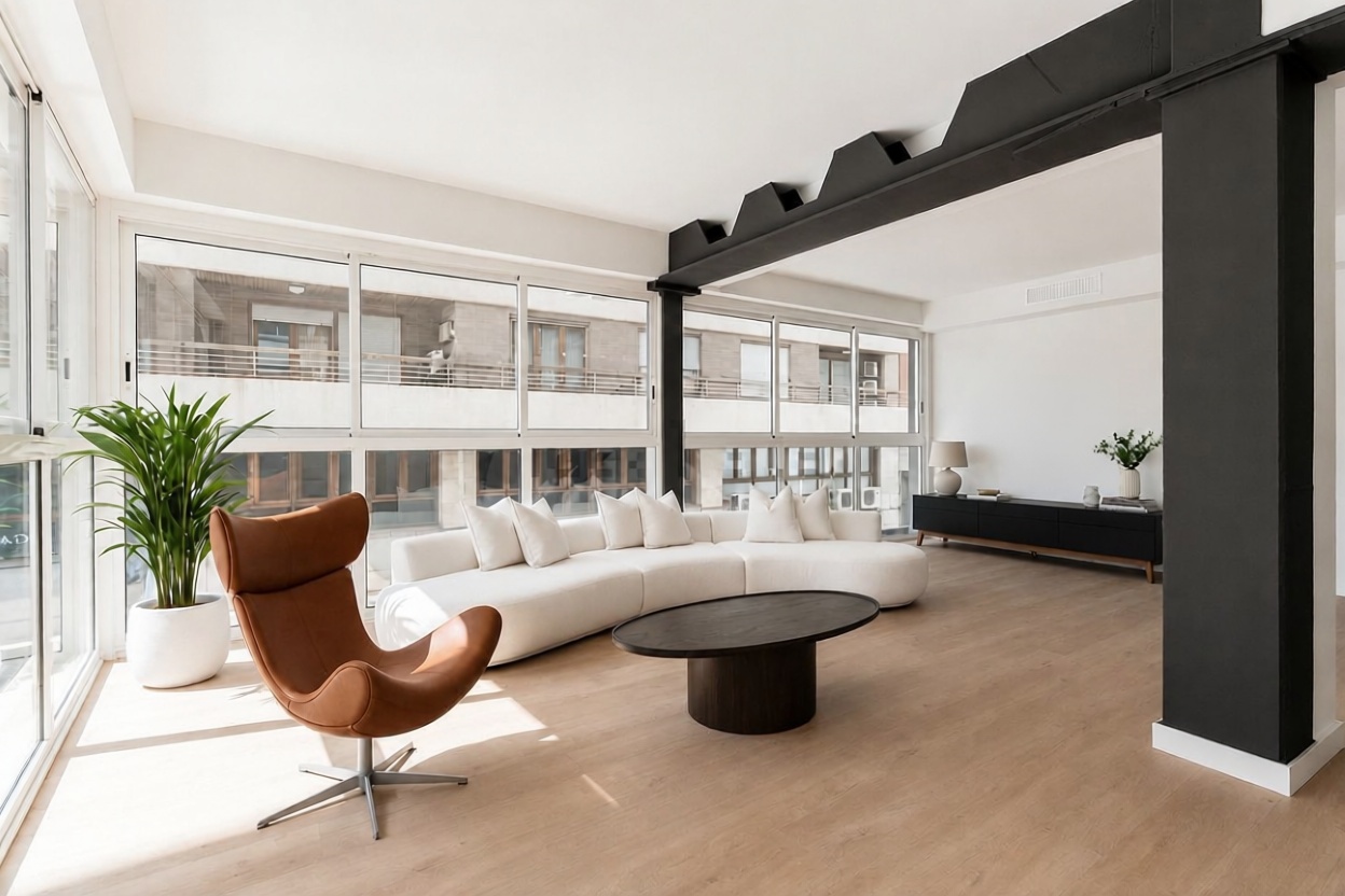 Beachfront flat in Alicante — Bedroom