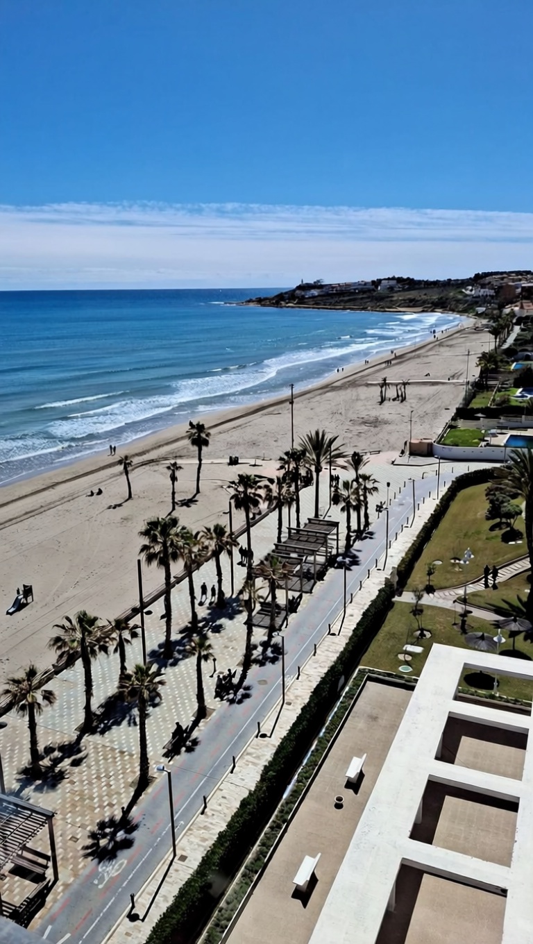 Piso en primera línea de playa en Cabo de Gata — Vista mar