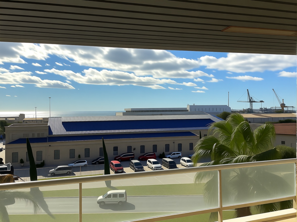 Beachfront flat in Alicante — Sea terrace