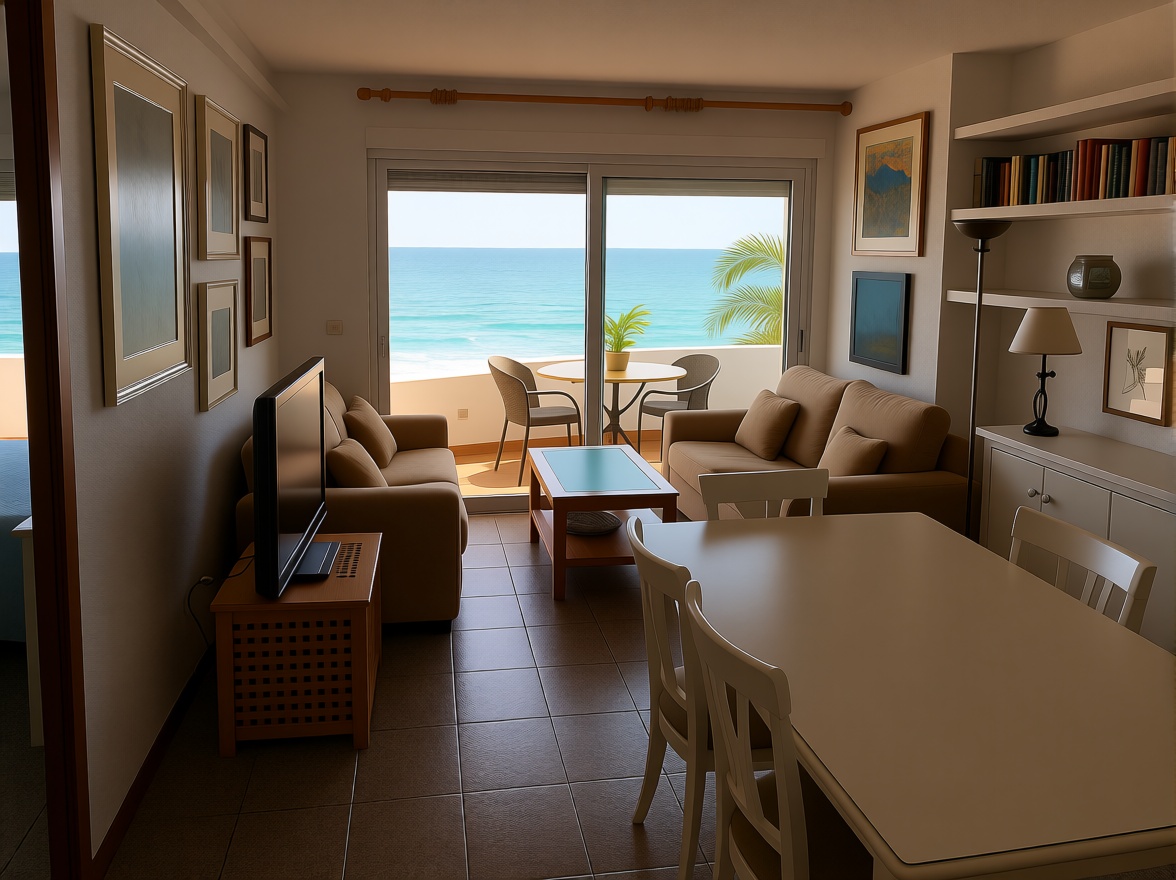 Appartement en première ligne de plage à Alicante — Séjour