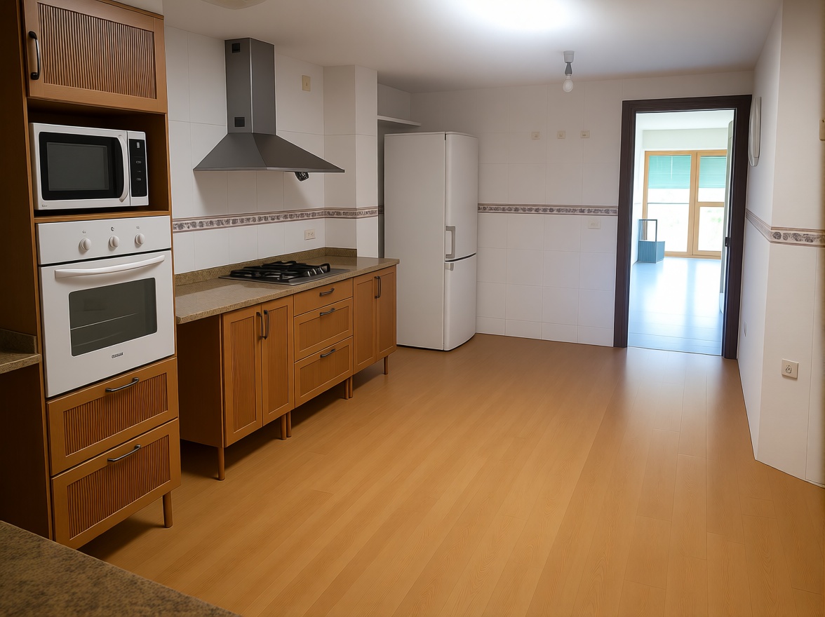 Appartement en première ligne de plage à Alicante — Cuisine