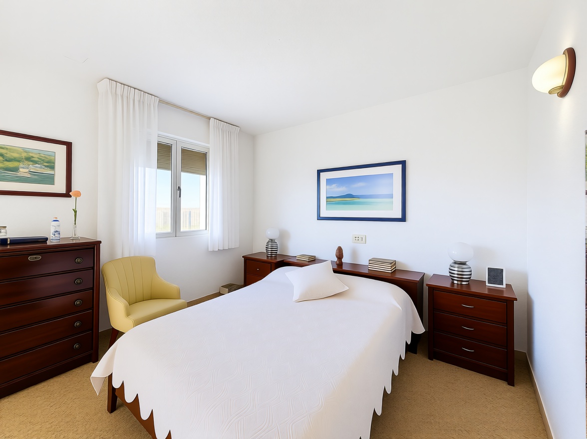 Appartement en première ligne de plage à Alicante — Chambre