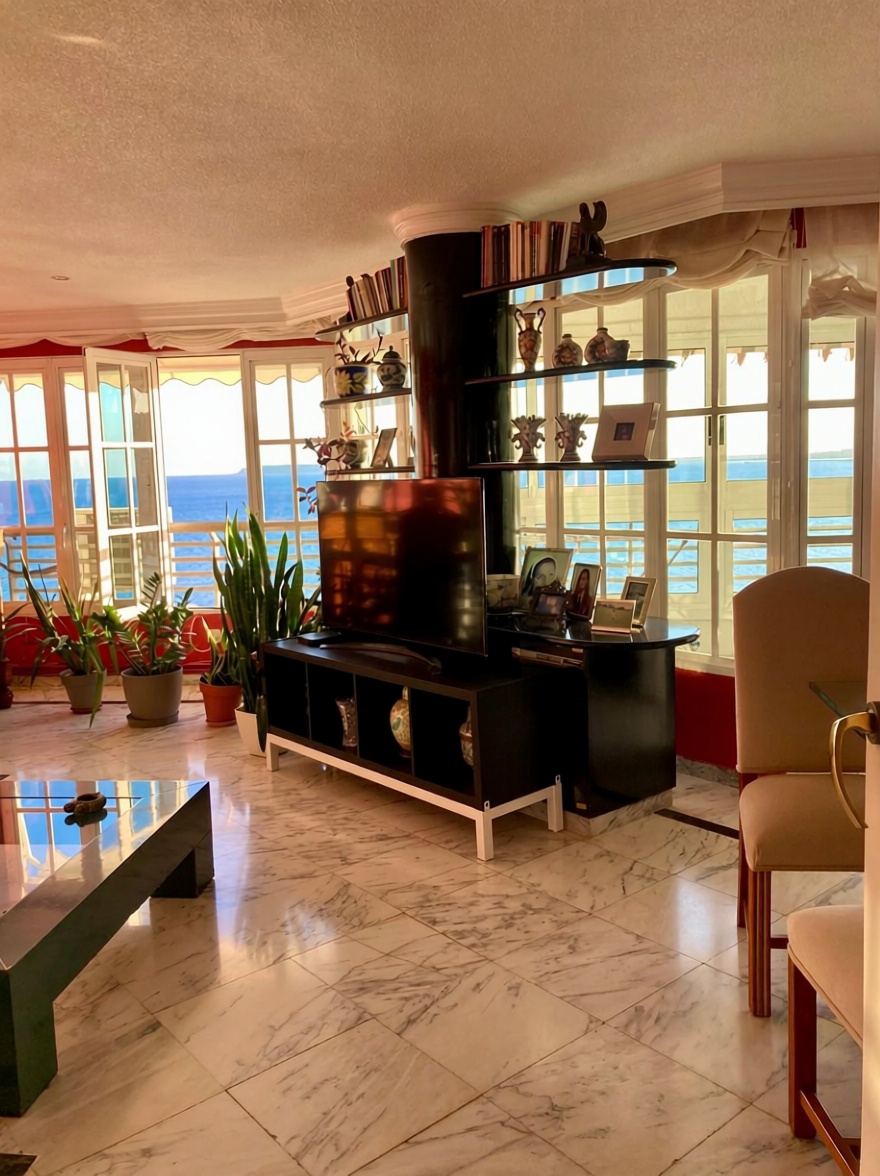 Appartement en première ligne de plage à Cabo de Gata — Séjour