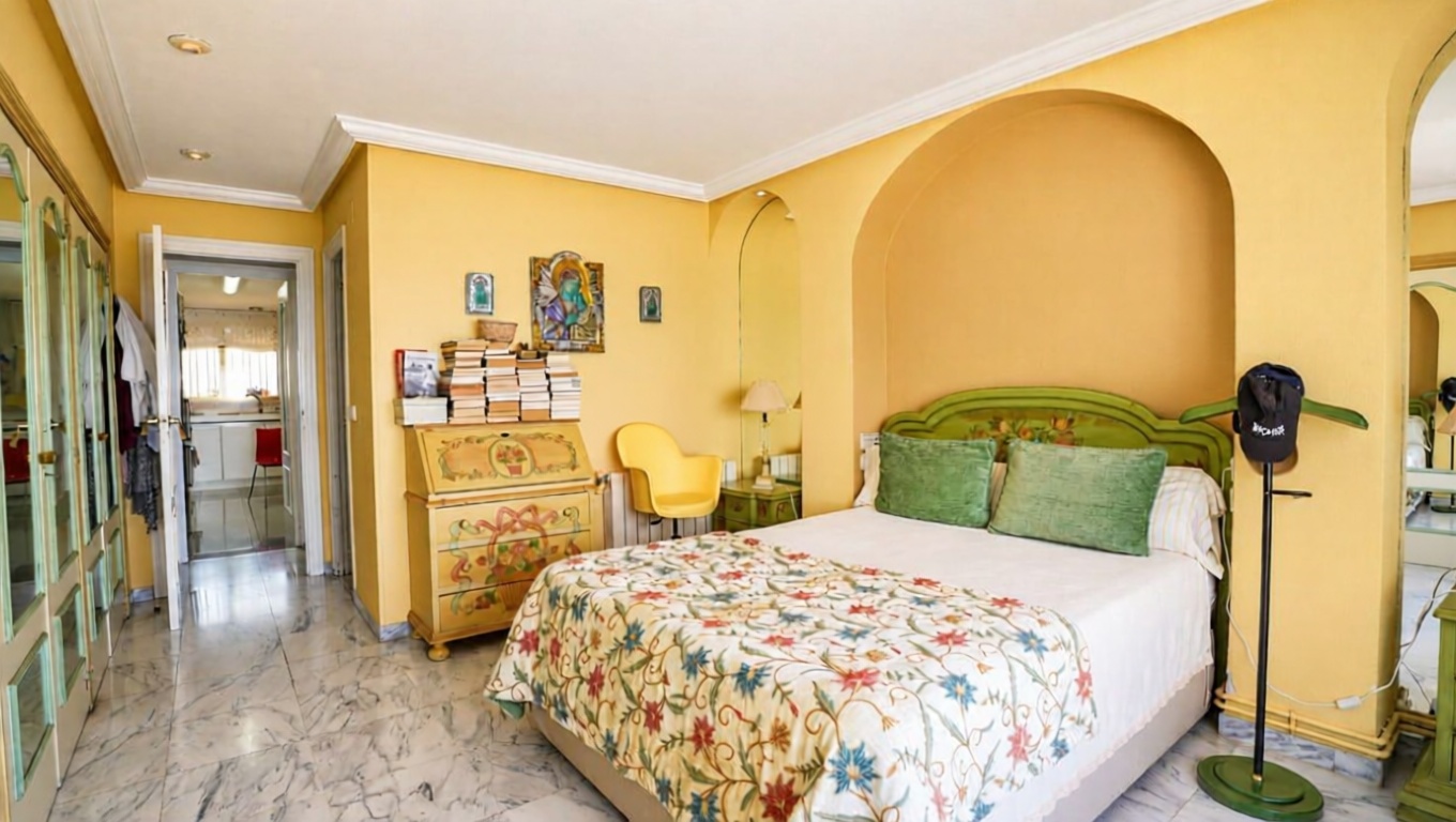 Piso en primera línea de playa en Cabo de Gata — Dormitorio