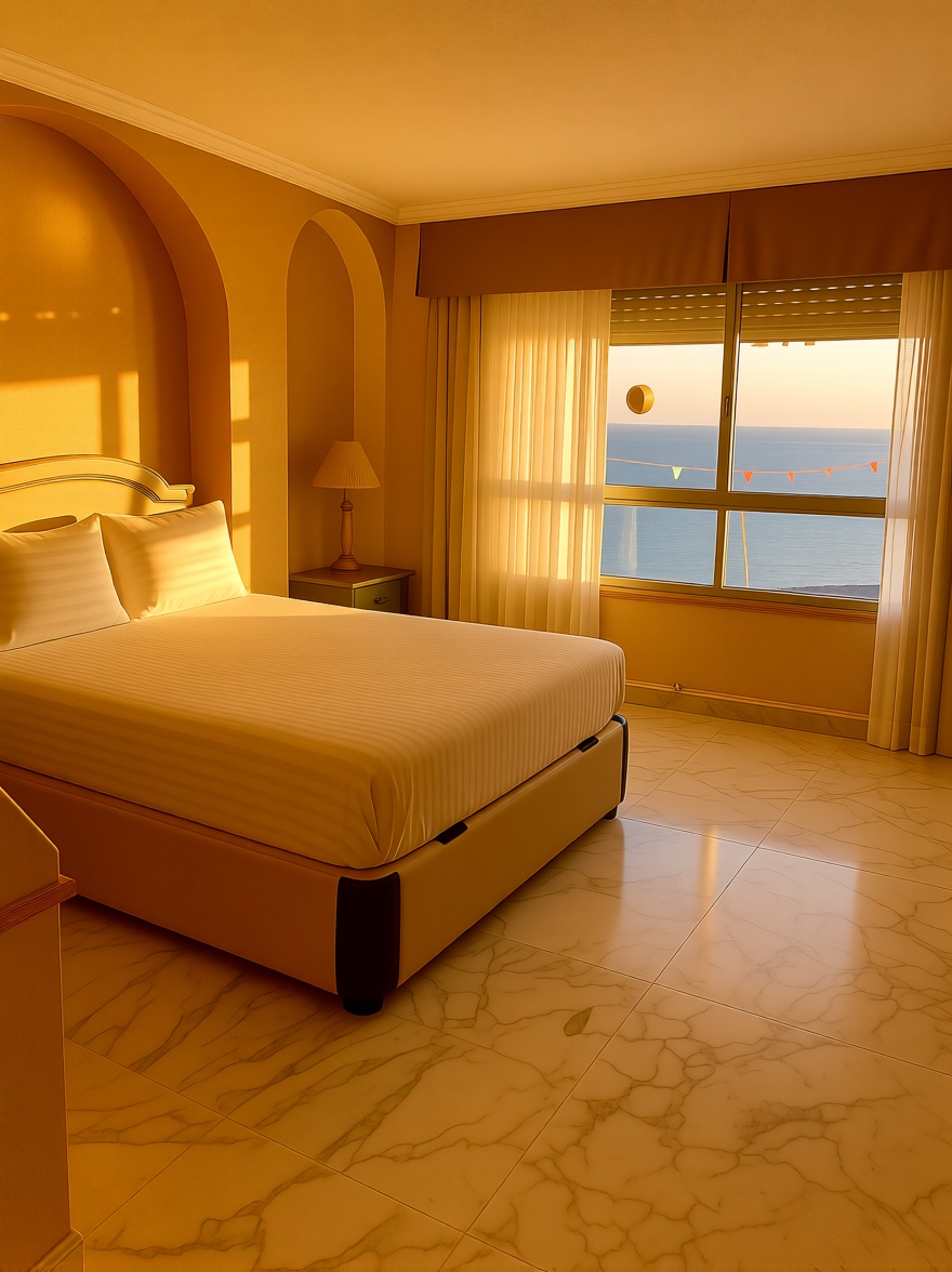 Appartement en première ligne de plage à Alicante — Chambre