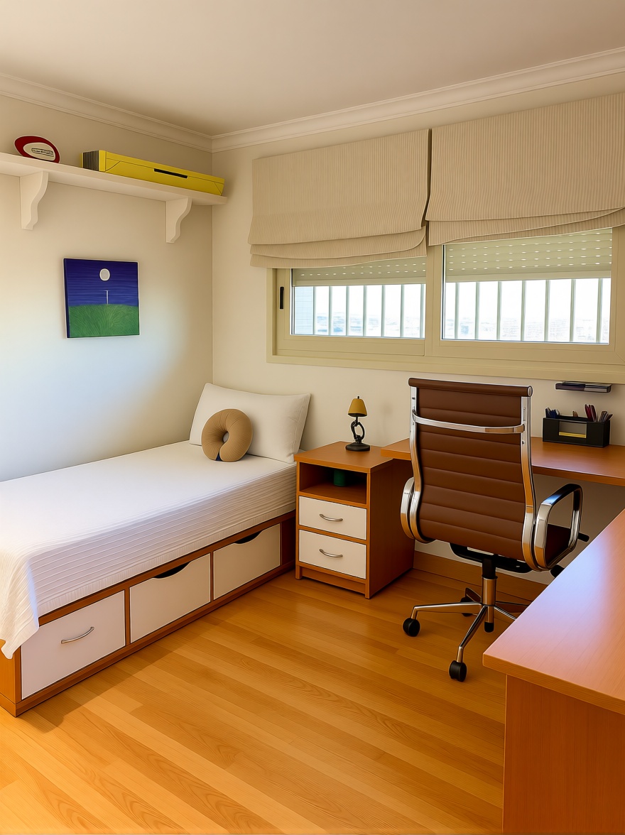 Appartement en première ligne de plage à Alicante — Chambre