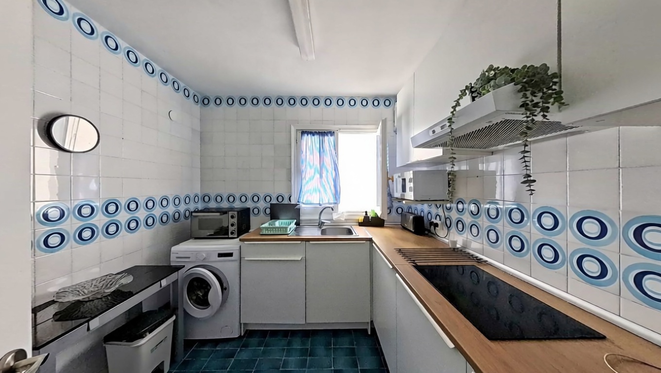 Ático em primeira linha de mar em Alicante — Cozinha