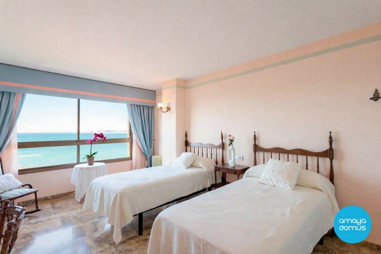 Piso en primera línea de playa en Cabo de Gata — Dormitorio