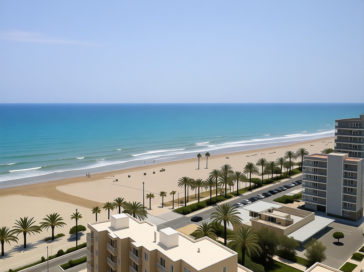 Beachfront flat in Alicante — Sea view