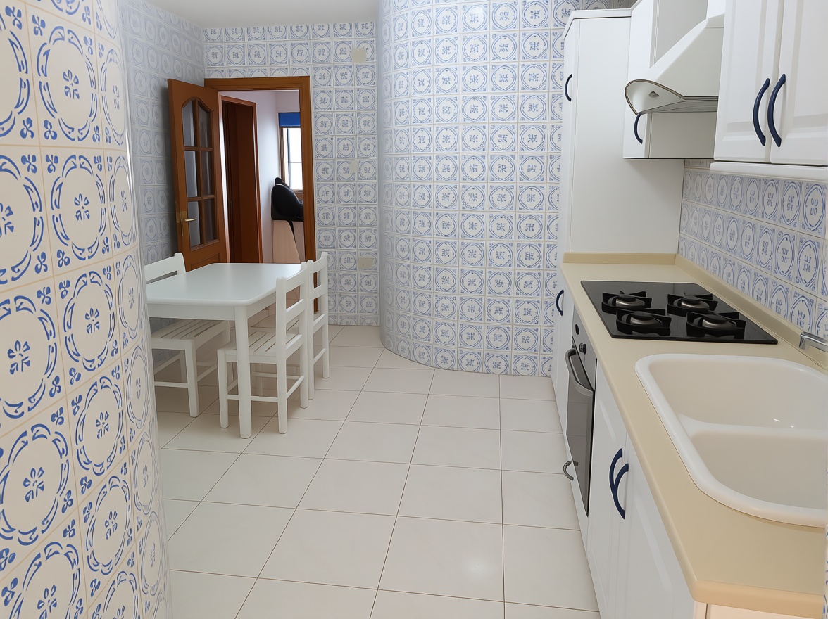 Piso en primera línea de playa en Alicante — Cocina