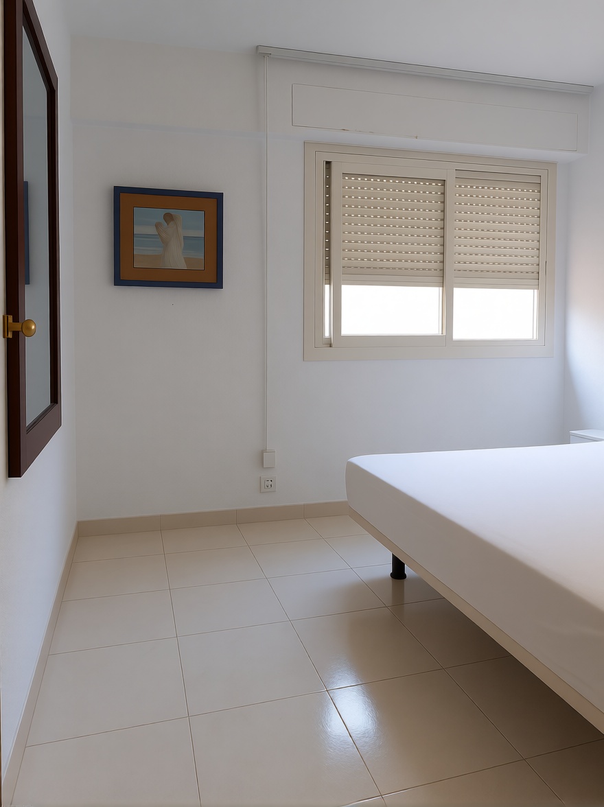 Piso en primera línea de playa en Alicante — Dormitorio