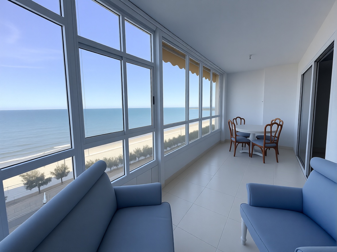 Beachfront flat in Alicante — Sea terrace
