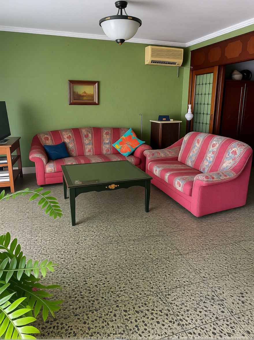 Apartamento em primeira linha de praia em Alicante — Sala